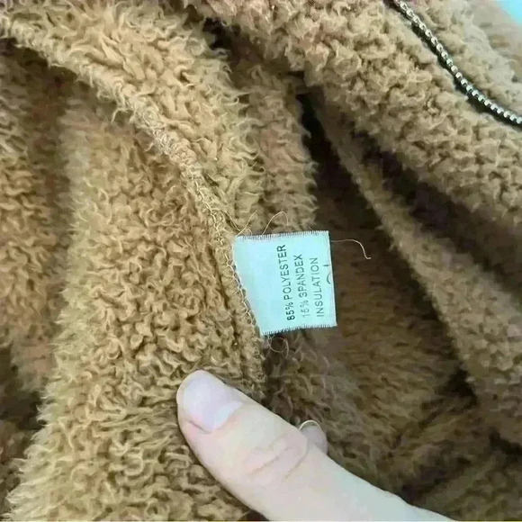 Carmel Brown Teddy Jacket  - Picture 5 of 7